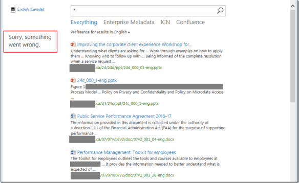 1 - Sorry, something went wrong