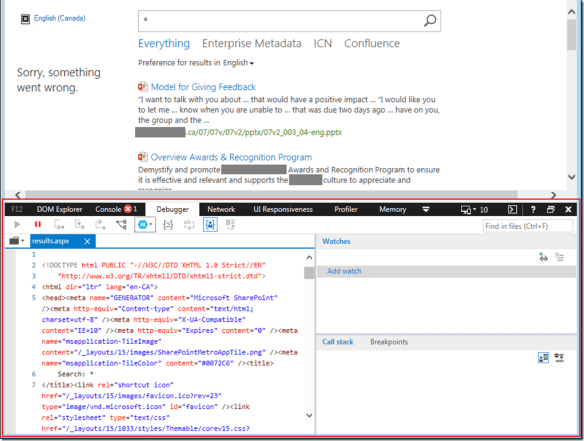 2 - Developer Tools - Debugger
