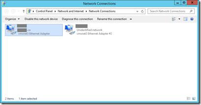 2 VM Network Connections